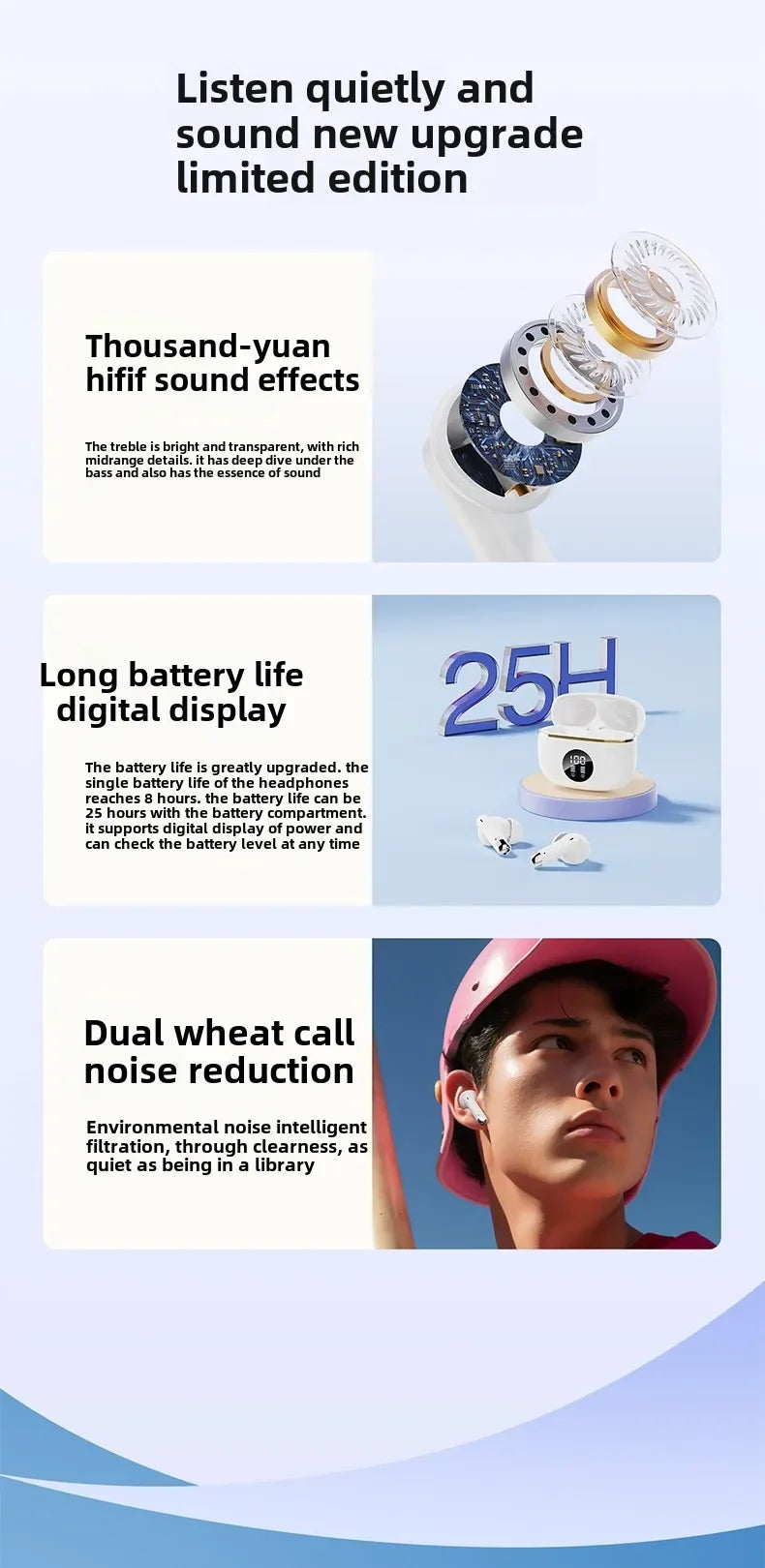 New Original X90 Bone Conduction Wireless Bluetooth 5.3 Headphones Sports Earphones HiFi Sound Quality Waterproof TWS Headset