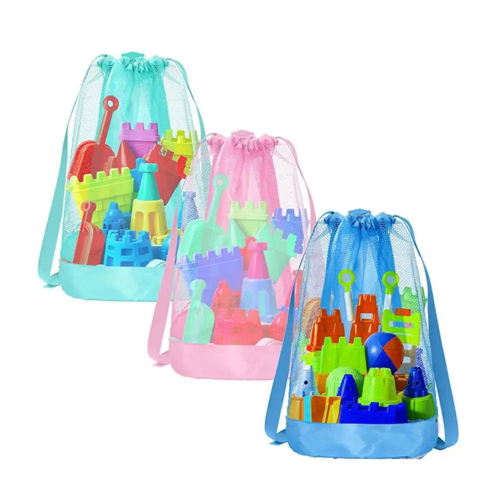 Beach Toy Organizer Backpack Lightweight Travel Bag for Sand Play Gear, Outdoor Adventures ﻿
