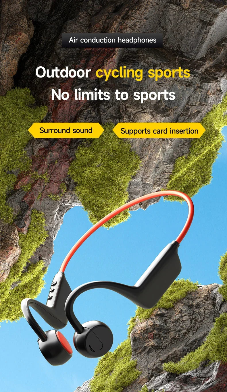New Bone Conduction Headphones IPX8 Waterproof MP3 32GB Bluetooth5.4 Wireless Headphones With Mic Swimming Sports Fitness 2026