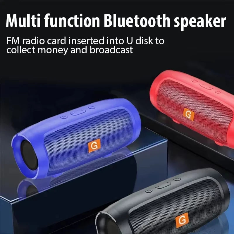 Lenovo TF USB Bluetooth Speaker Portable Dual Speaker Stereo Outdoor Playback FM Voice Broadcasting Subwoofer Wireless Speakers