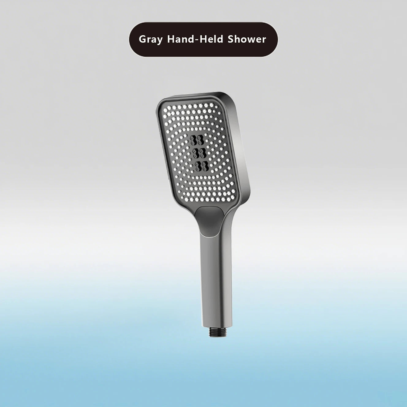Large Flow High Pressure Shower Head Spray Bathroom Rain Shower Silicone Water-saving Nozzle Pressurization Handheld Accessories