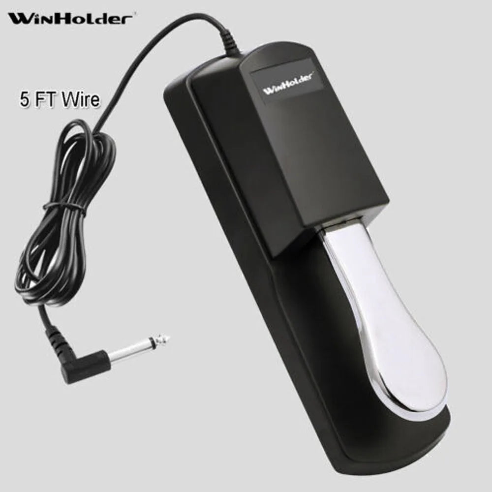 Universal Piano Sustain Keyboard Foot Sustain Pedal Switch Damper For Midi Electronic Keyboard Yamaha Roland