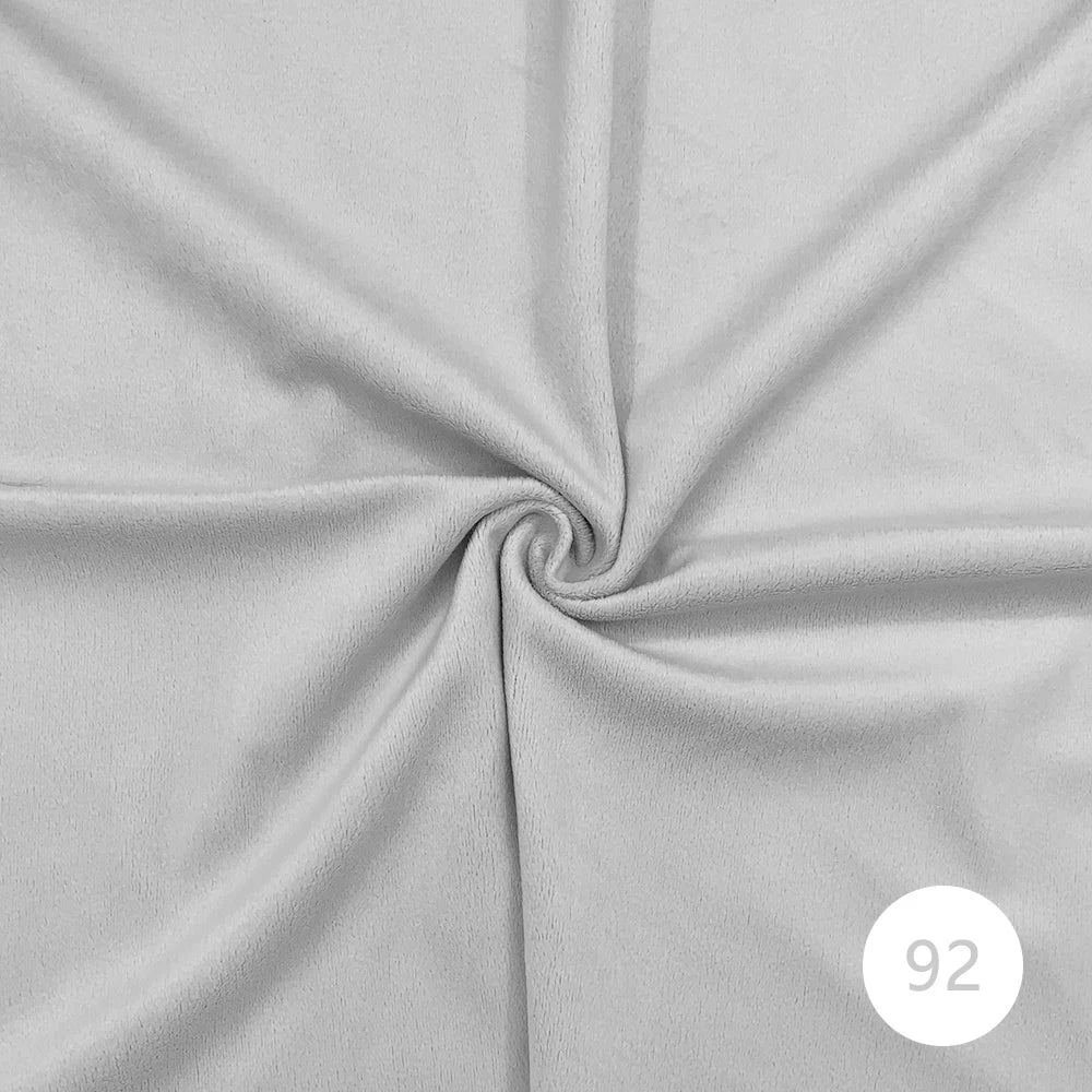 1.5mm Super Soft Short Plush Fabric Thick Crystal Super Soft Flannel Plush Toy Handmade Diy Fabric 45x50cm