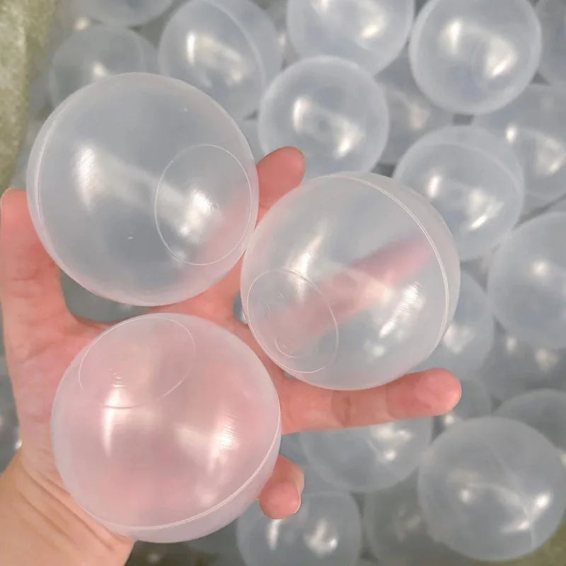 50Pcs Baby Plastic Ball Pit Balls Kids Toys Outdoor Sport Ball Eco-Friendly Water Pool Ocean Wave Balls Children Stress Air Ball