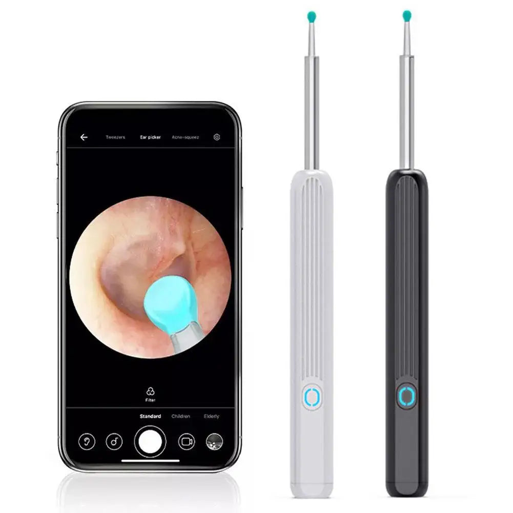 Intelligent Earwax Pickup Head Replacement Ear Spoons Earwax Removal Cleaning Wax Camera Spoon Replacement Practical Accessory
