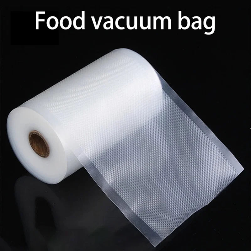 5M Length Textured Vacuum Food Bags, Thickened Mesh Household Vacuum Compression Bags, Sealable Packaging Bags, Roll Bags