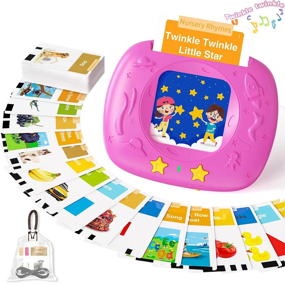 Toddlers Talking Flash Cards with 288 Sight Words Speech Therapy Toys Learning Educational Montessori Sensory kit Kids NEWYES