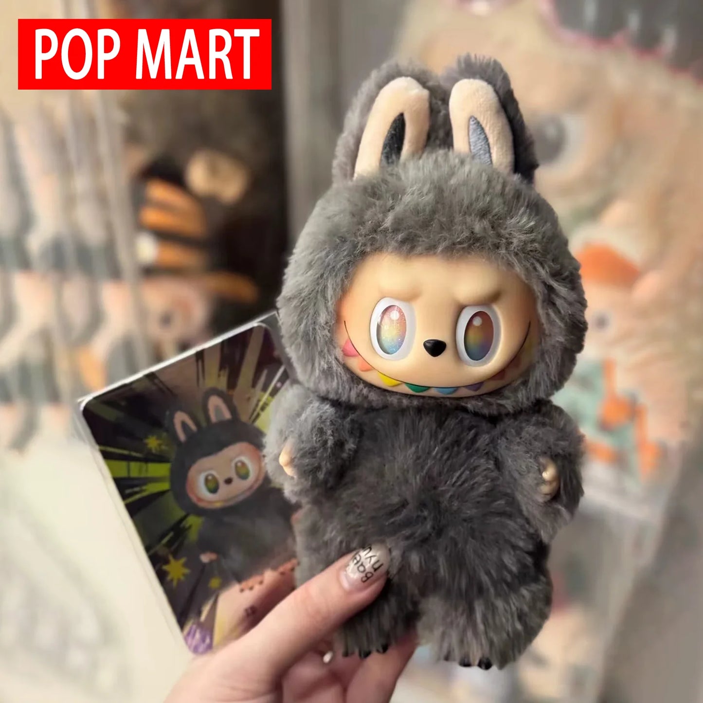 THE MONSTERS Labubu Doll Mystery Box, 100% genuine - Macaron color, It's the perfect gift for children, family and frict Gift