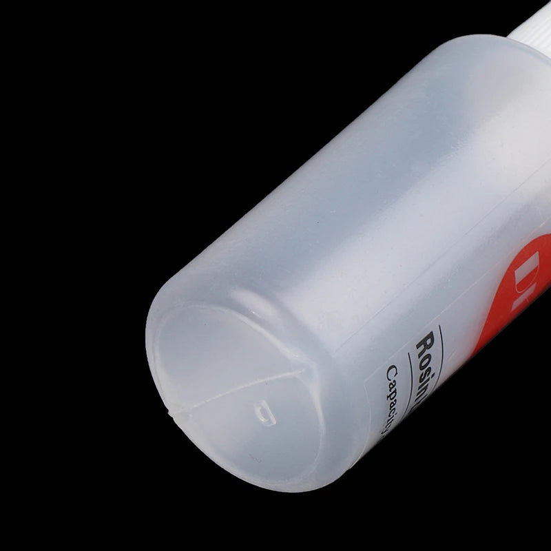 50ml Plastic Clear Liquid Alcohol Bottle Rosin Solder Flux Paste Bottle Dropper With Brush For Welding Repair Tools