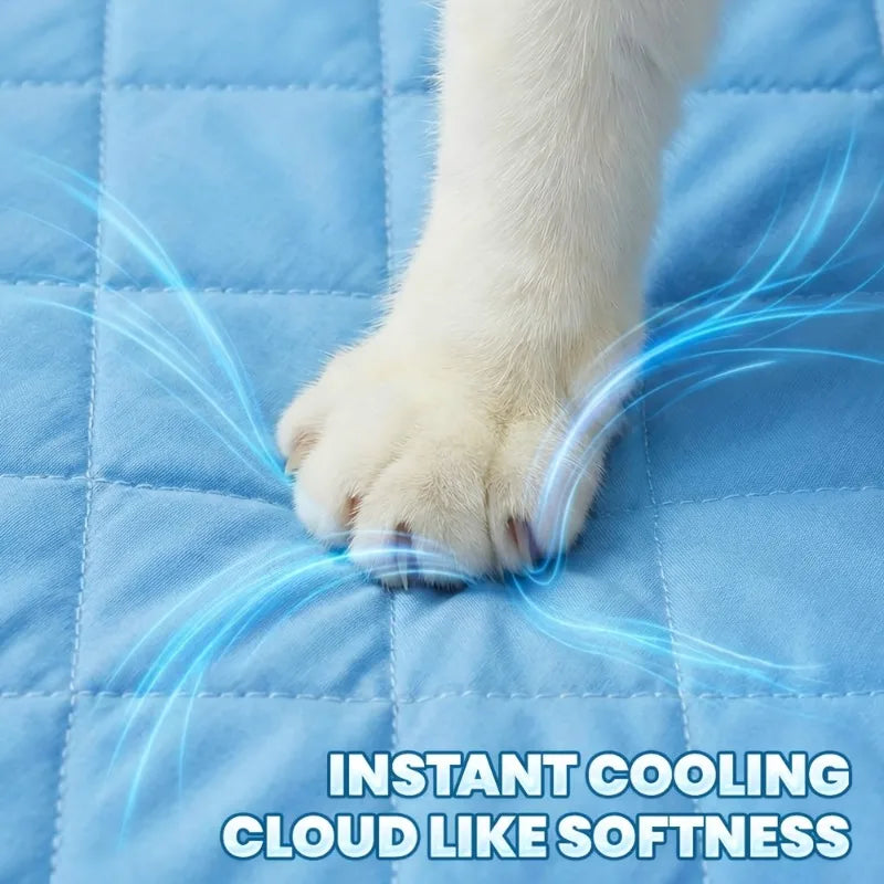 KEMORELA 2026 Ice Cool Upgrade Dog Cooling Mat Summer Pet Cold Bed Extra Large For Small Big Dogs Pad Breathable Pet Cold Bed
