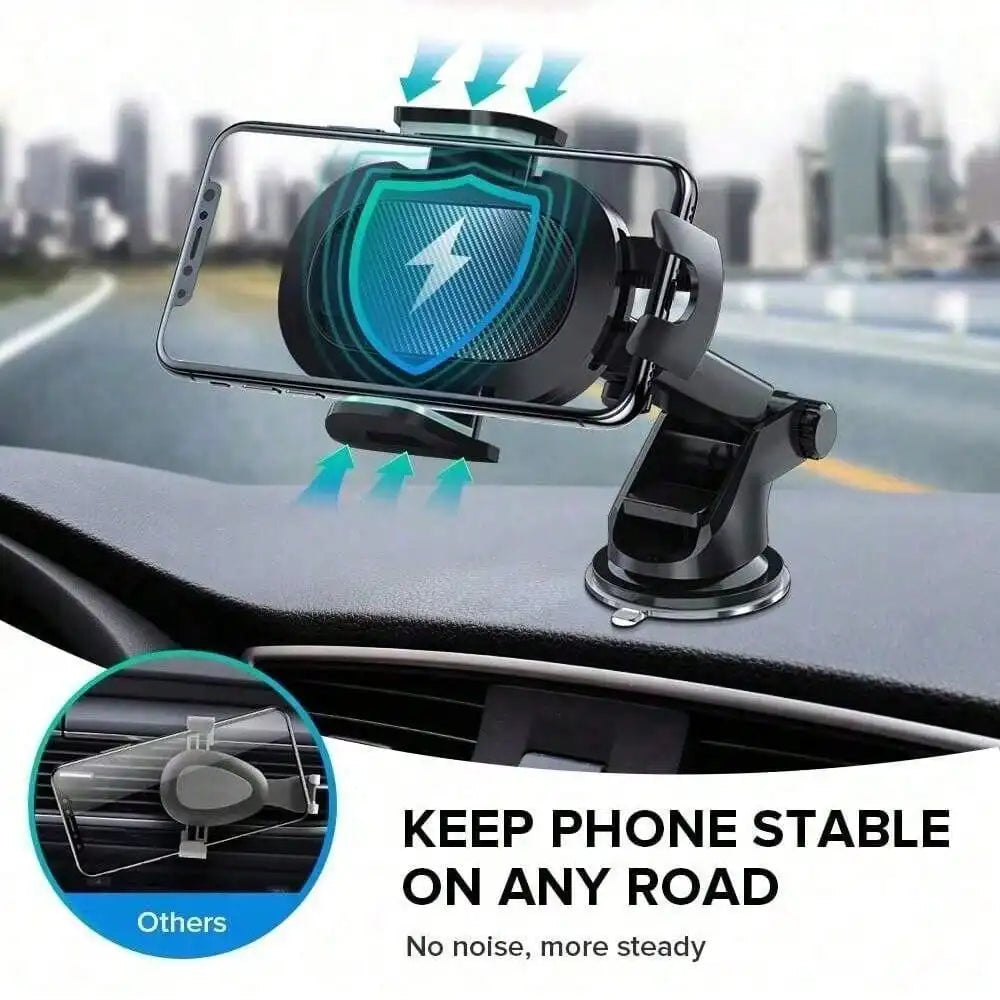 1PC Car Dashboard Navigation Bracket - Suction Cup Mobile Phone Support for Dashboard or Air Outlet