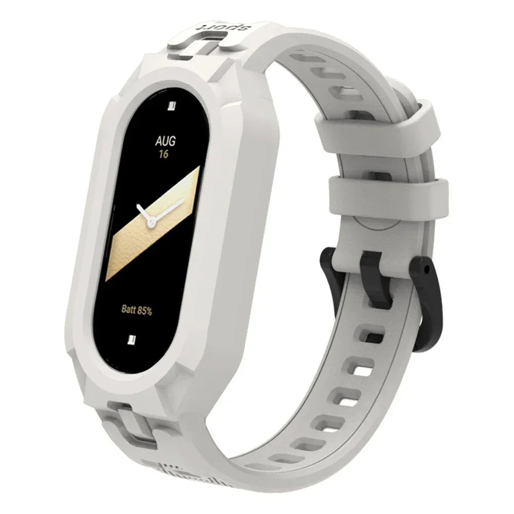 Silicone Sport Strap For Xiaomi Mi Band 9 8 7 6 5 Replacement Soft TPU Case Smartwatch Wristband For Xiaomi Mi Band 9 Bracelets