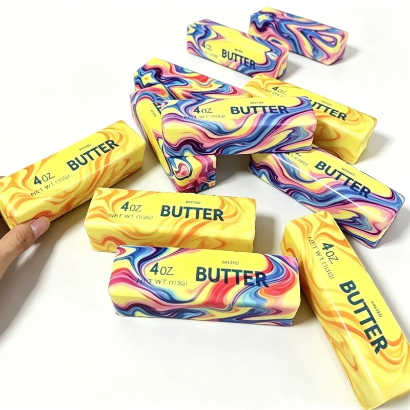 Squishy Butter Stick Slow Rising Squishy Mysteries Dumpling Decompression Stick Gifts Hand Relax Squishy Party Favor Gift