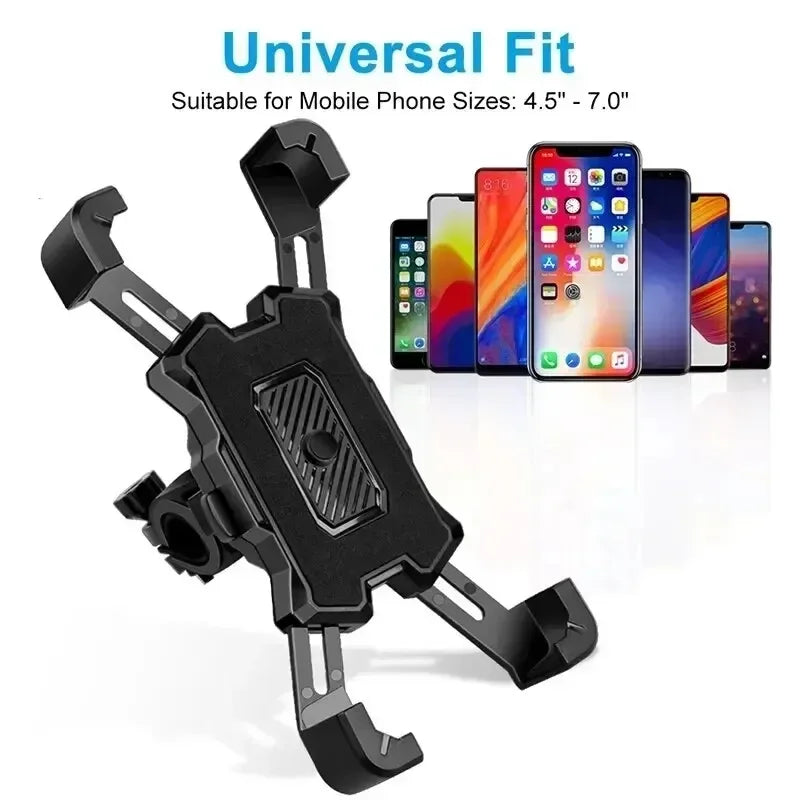 ALYNIC 360° Rotatable Electric Bicycle Phone Holder for iPhone Riding MTB Bike Moto Motorcycle Stand Bracket Non-slip Cycling