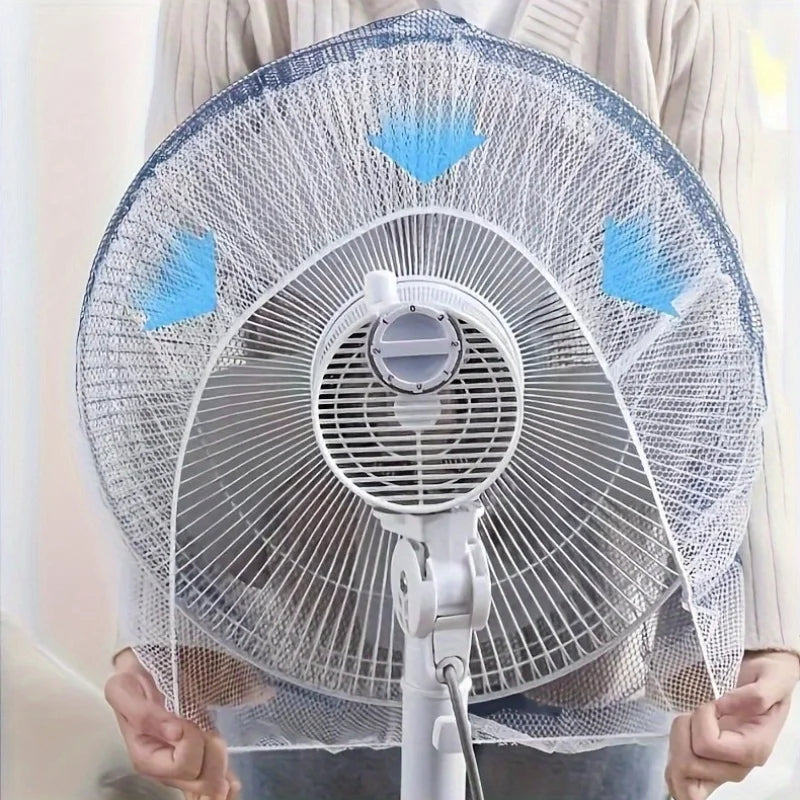 2PCS Universal Reusable Fans Cover Dustproof Net-Hand Wash and Machine Wash Available,Suitable for Bedroom,Kitchen,Living Room