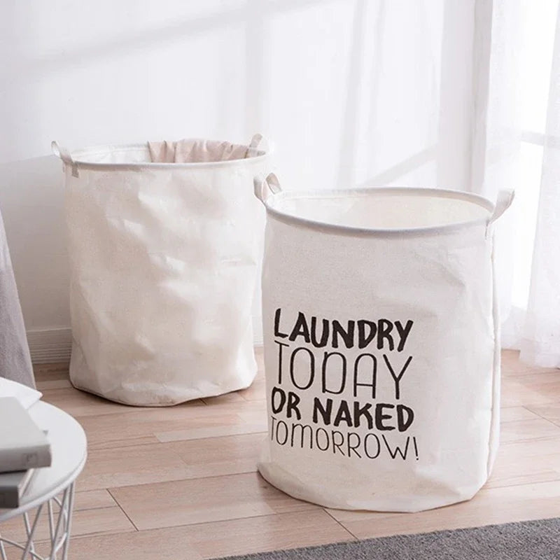 Household Dirty Clothe Basket Large Collapsible Laundry Basket Foldable Waterproof Bathroom Laundry Organizer Toy Storage Bucket
