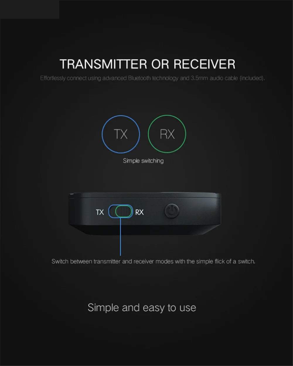Shoumi 15 Hours Play Wireless Headset Bluetooth Television Headphone with Mic,Bluetooth Adapter Built-in Battery,for TV Computer