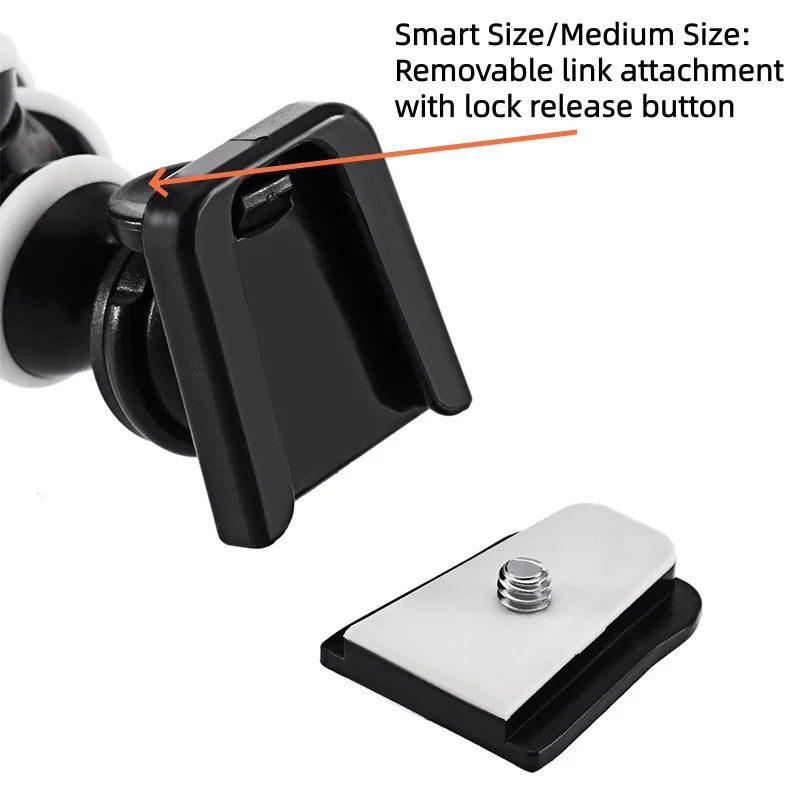 RP01-E Flexible Octopus Tripod Stand Gorillapod for Mobile Phone Camera - Mini Table Desk Stand Compatible with iPhone Samsung