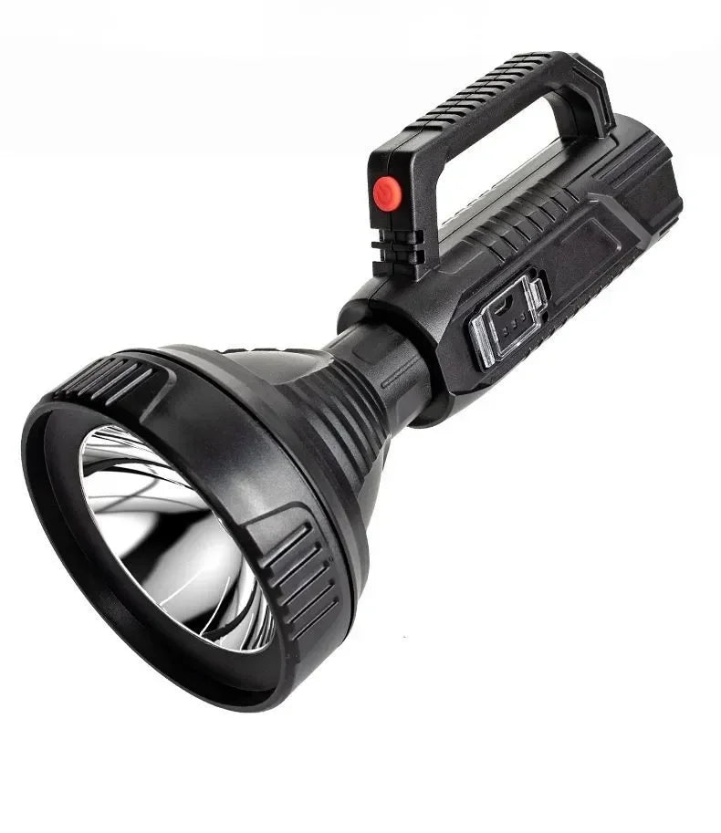 High Power LED Flashlight Waterproof Fishing Torch USB Rechargeable Powerful Spotlight Portable Outdoor Searchlight Camping Lamp