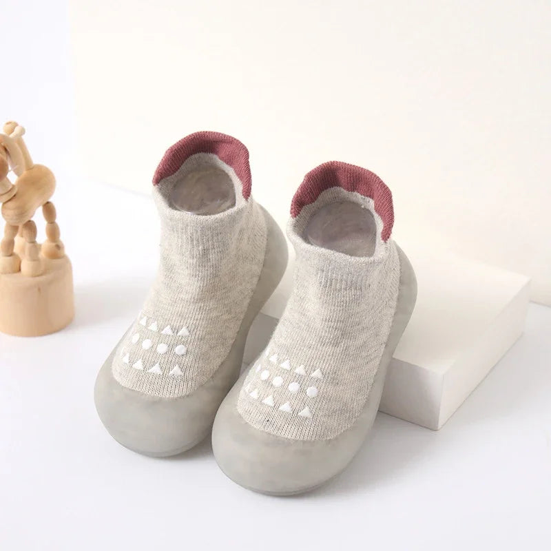 Baby Socks Shoes Infant Cute Cartoon Kids Boy Shoes Soft Rubber Sole Child Floor Sneaker BeBe Booties Toddler Girls First Walker