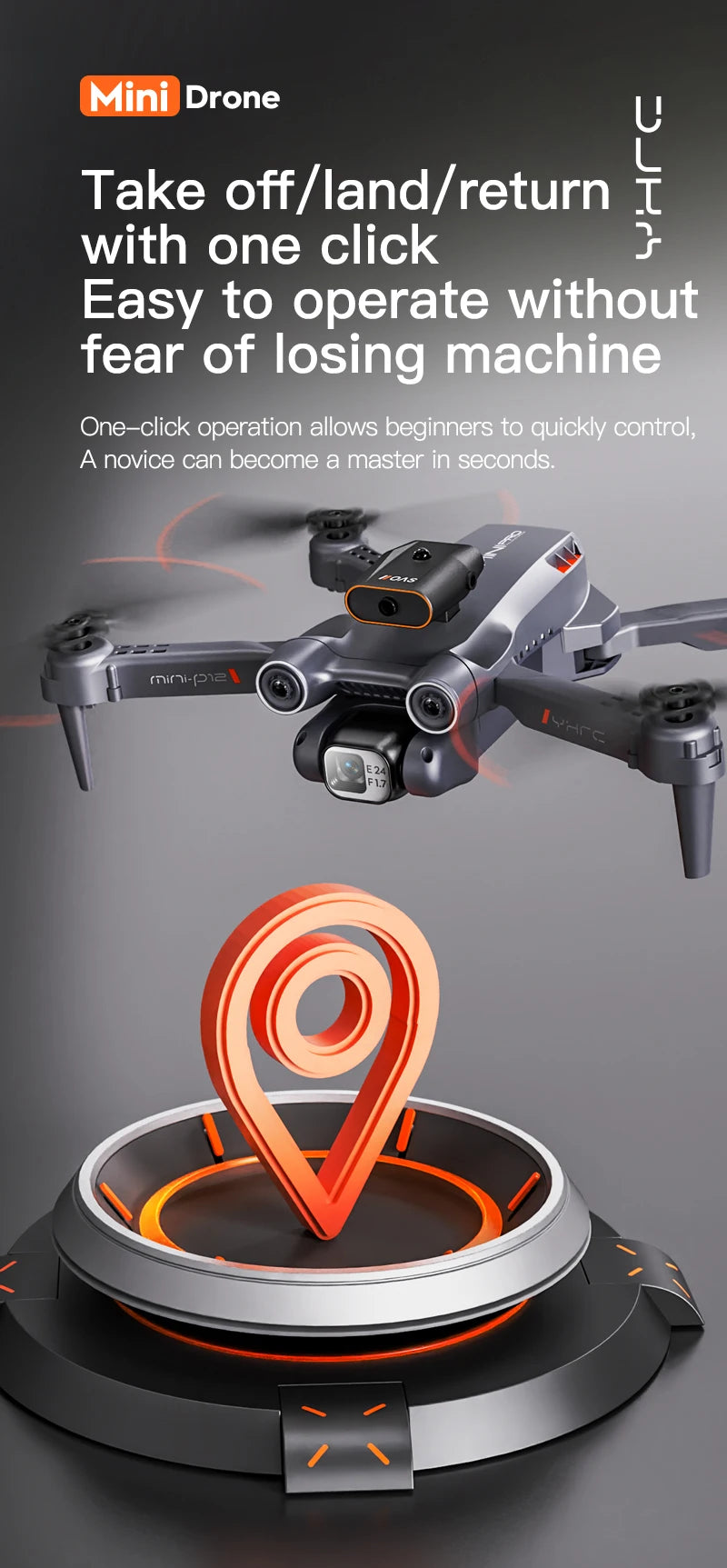 8K Dual Camera Obstacle Avoidance Drone Aerial Photography Laser Obstacle Avoidance Option Flow Helicopter Gift Toy Kid RC Drone
