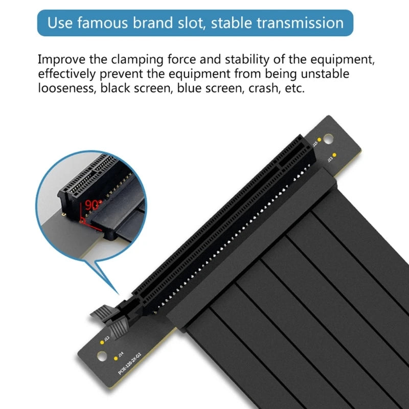 Riser Cable PCI For EXPRESS 16X Flexible Cable Card High Speed Extension Port Adapter Card PCIe 3.0 X16 Riser For GPU