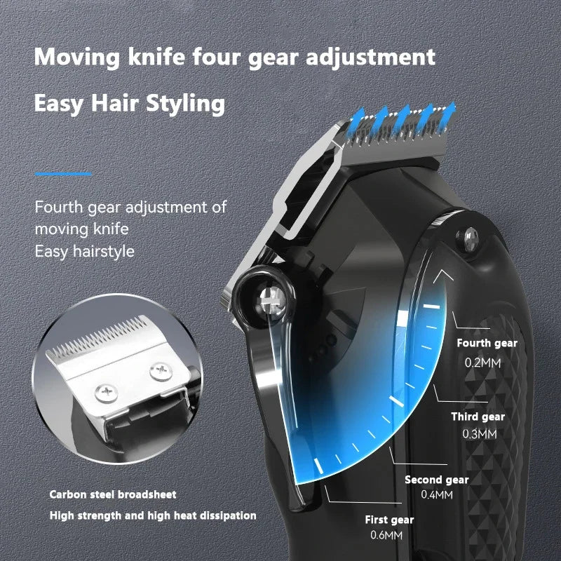 Kemei Hair Clipper Km-1071 Km-2299 Km-2024 UBS Rechargeable Cordless Beard Trimmer Powerful Electric Hair Clippers for Men