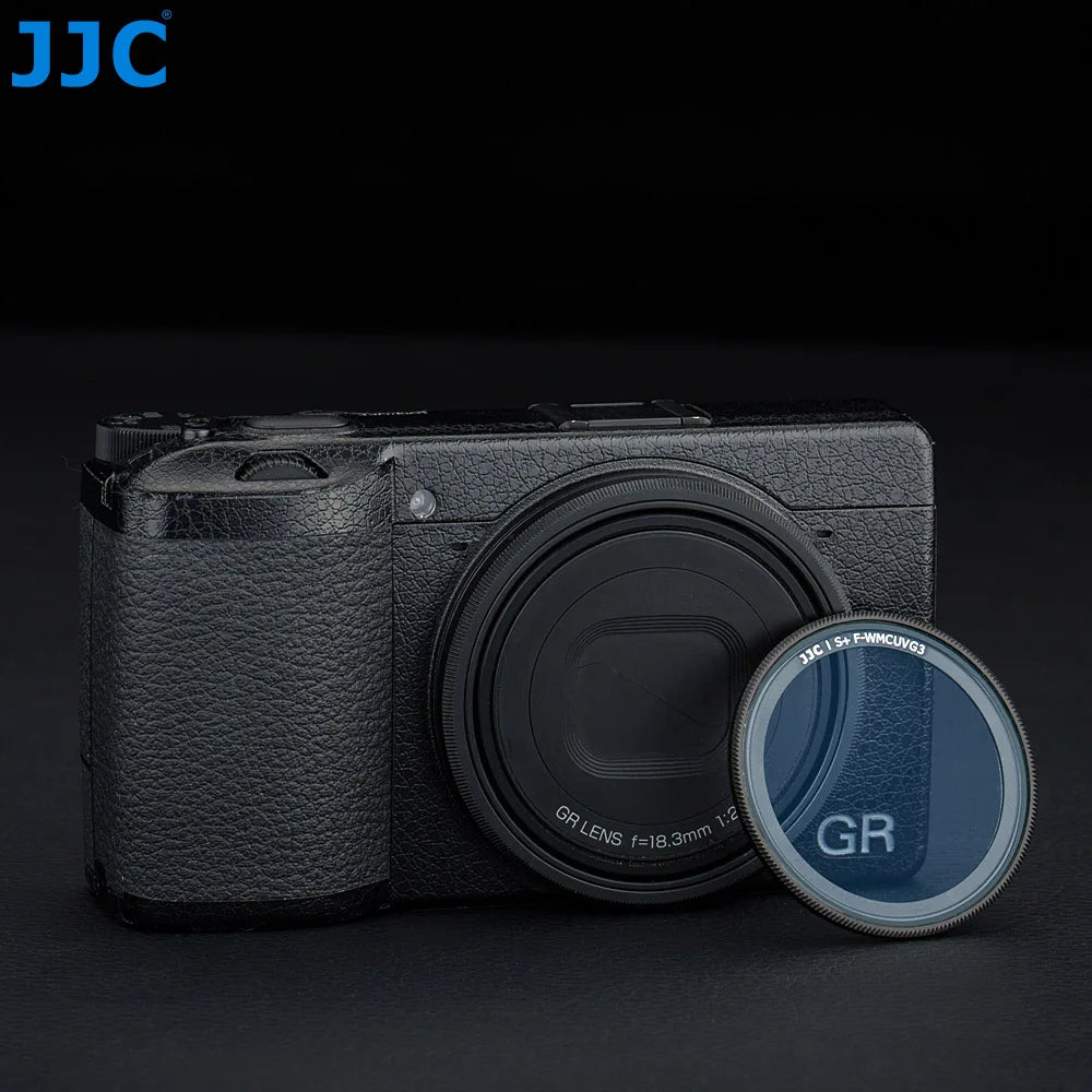JJC Ultra Slim Multi-Coated UV Filter For Ricoh GR IV HDF GRIV GR4 Monochrome GR IIIx HDF GR III HDF GR II GR3x GR3 GR2 Camera