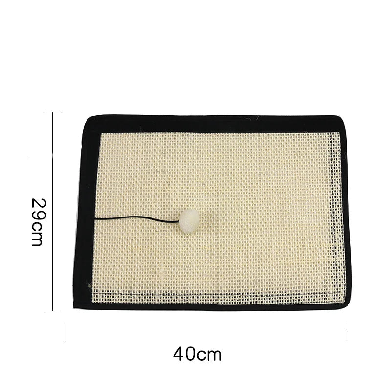 Cat Scratch Pad Natural Sisal Cat Scratching Mat Furniture Protection Anti-Scratch Sofa Cushion for Indoor Cats Grinding Claws