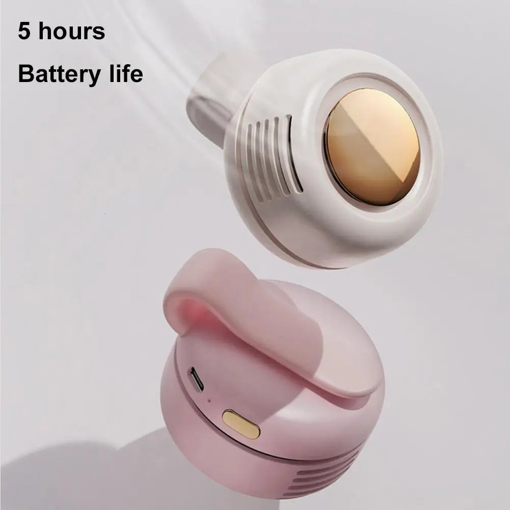 Whirlwind Leafless Mini Fan With Portable Button Design USB Charging Silent Portable Mini Fan For Home And Outdoor Travel