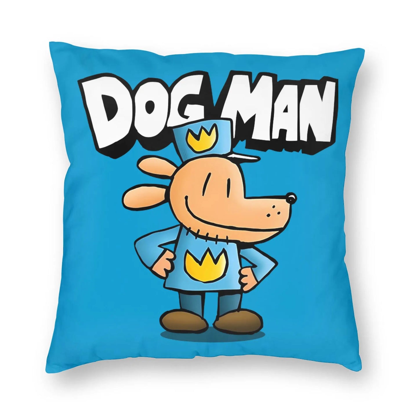 DogMan Petey the Cat x Dog Man Pillowcase Double-sided Printing Fabric Cushion Cover Decor  Pillow Case Cover Bed Zipper 40*40cm