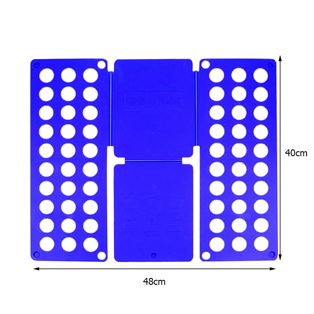 68cm/48cm Plastic Clothes Folding Board Durable Kids Laundry Folder Easy and Fast Shirt Folding Board Home Storage Tool for Kids