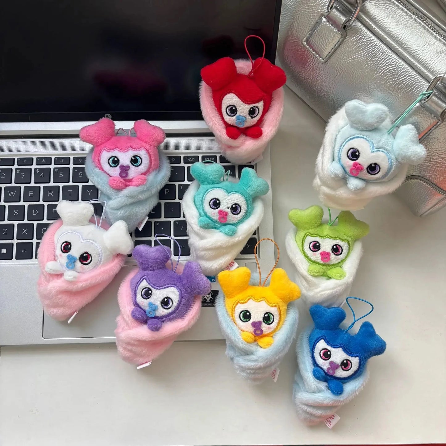 Around Korea Park Jihyo Hirai Momo Sun Chaeyoung Momo Lovely Pacifier Plush Doll Pendant Friend Birthday Holiday Small Gifts