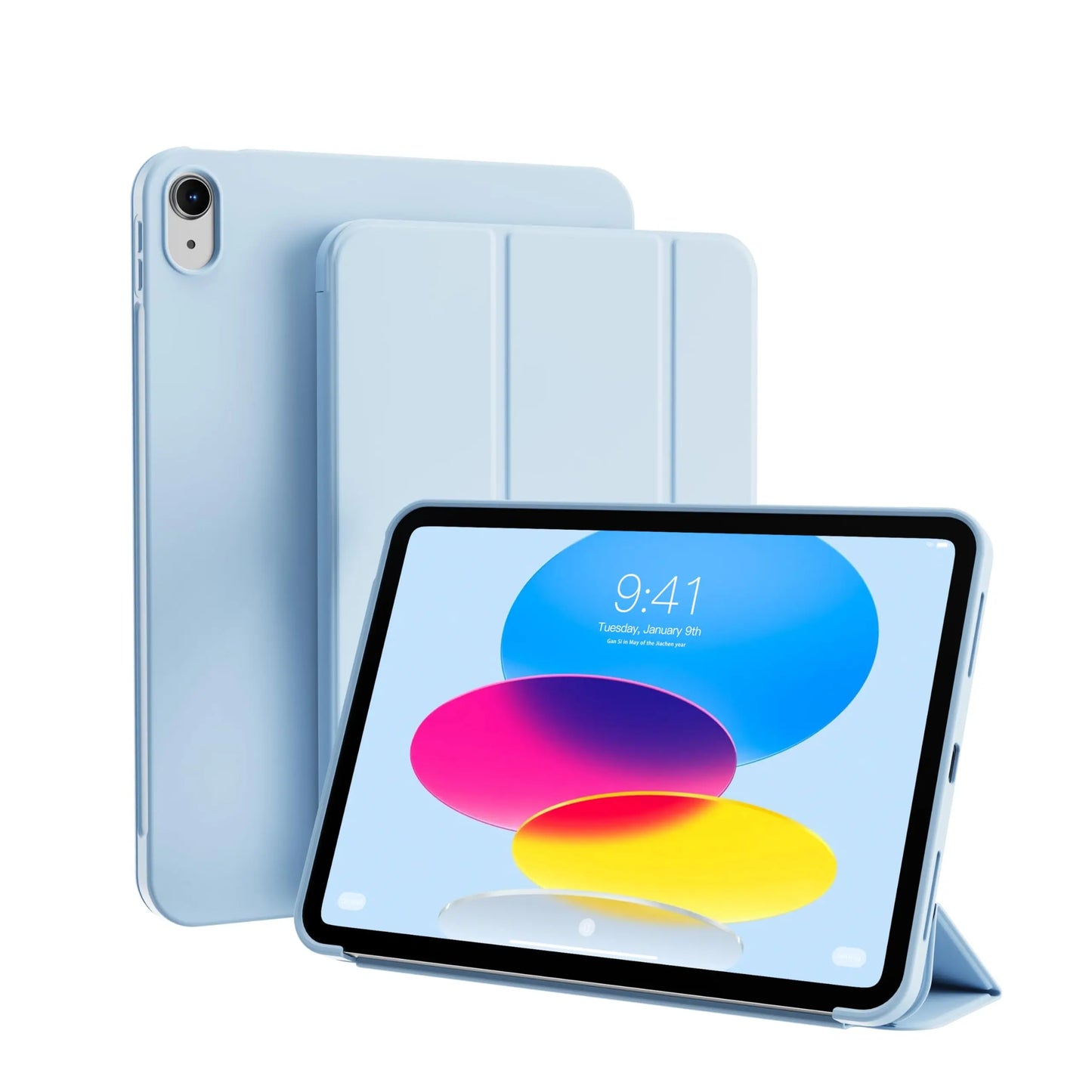 Case for iPad (A16) 11th Generation 11 Inch 2025/10th Generation 10.9 Inch 2022 Magnetic Flip Smart Cover Soft Silicone Shell