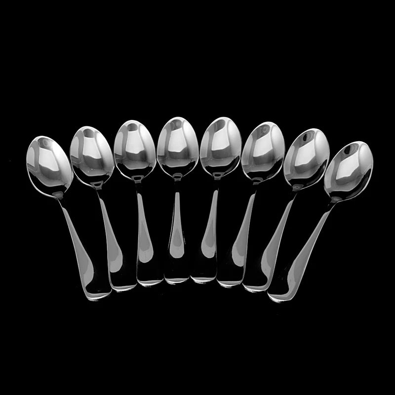 8 Pcs Stainless Steel Coffee Spoon  Dishwasher Safe Nutrition  Making Supply G5AB