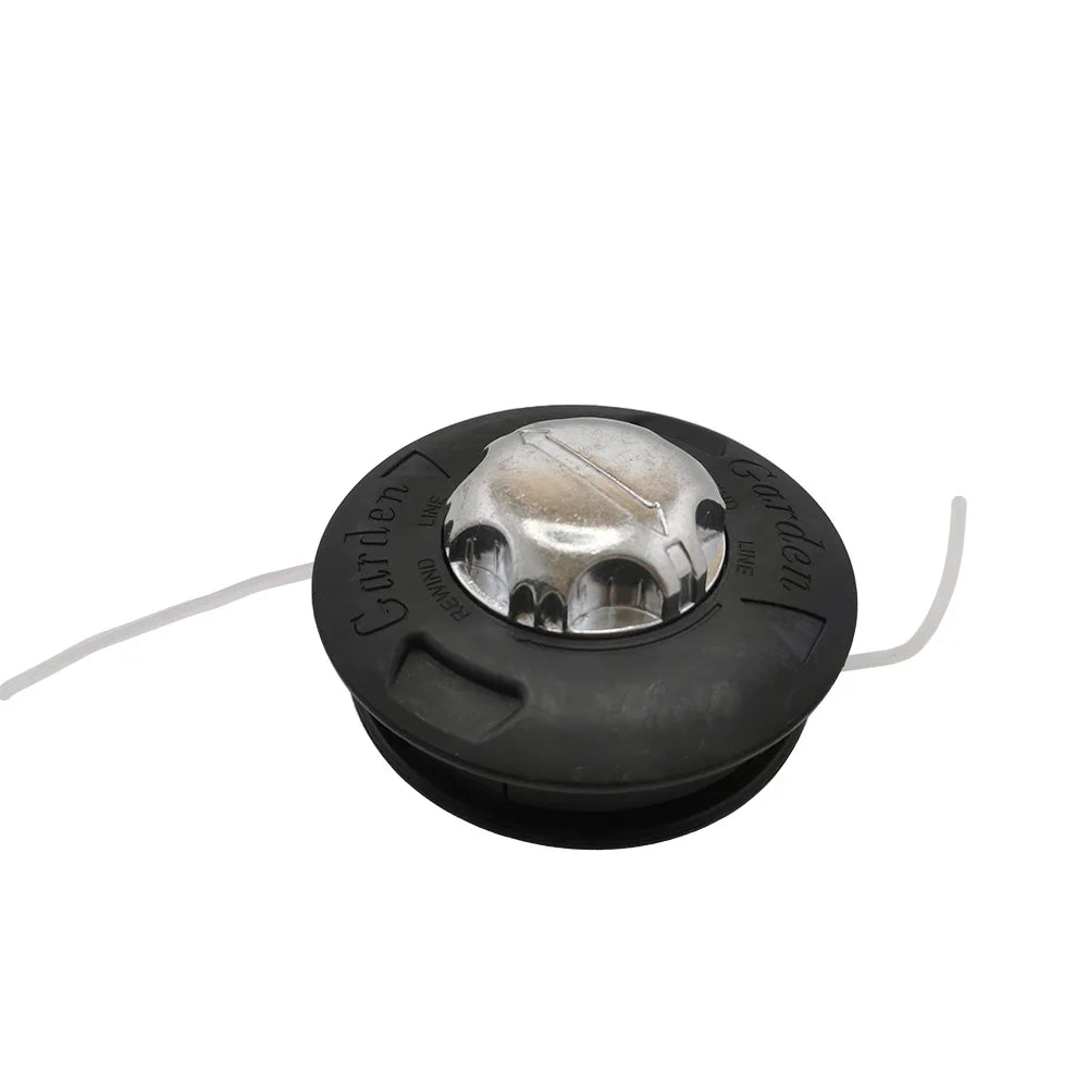 M10 Aluminum Head Nylon Grass Trimmer Head 2 Lijnen Brush Cutter Grass Universele Bump Feed Line Strimme Garden Tools