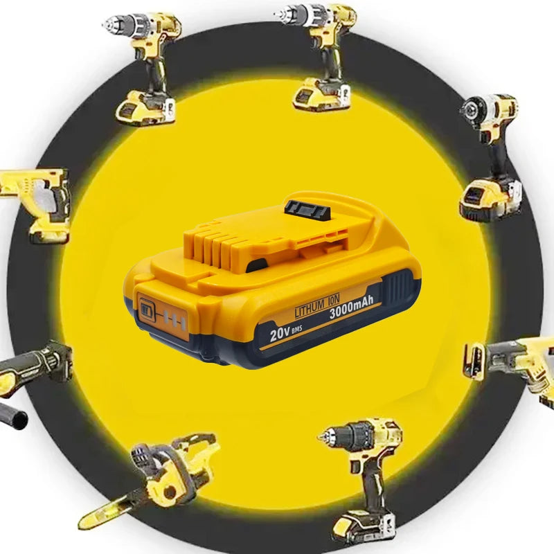 20V  DCB203 Rechargeable Li-ion Battery 3.0Ah For Dewalt Tools DCB205 DCB182 DCB206 DCB204 DCB200 DCB180 DCD DCF DCG Series