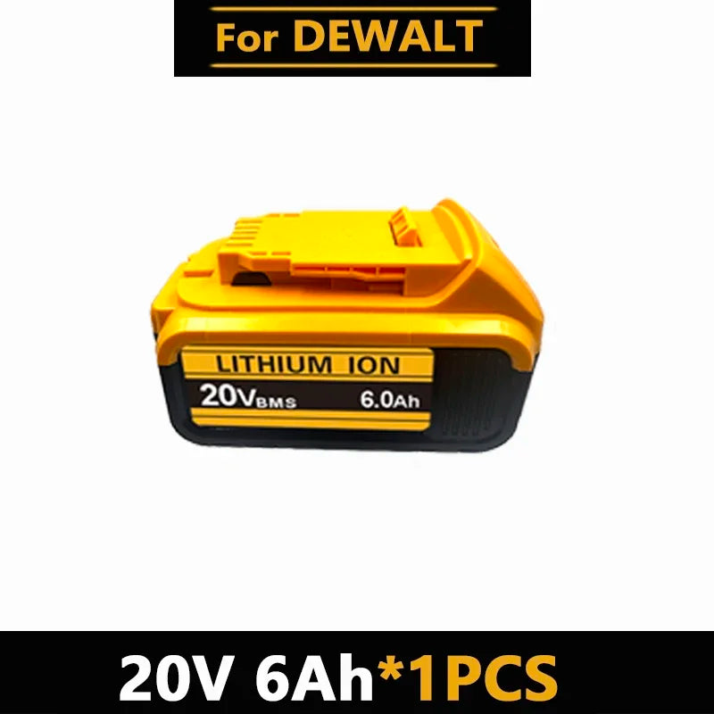 .Original for DEWALT 20v/60V battery DCB606 DCB609 DCB182 DCB205 DCB206 DCB209 power tool 18V battery 6AH 9AH battery.