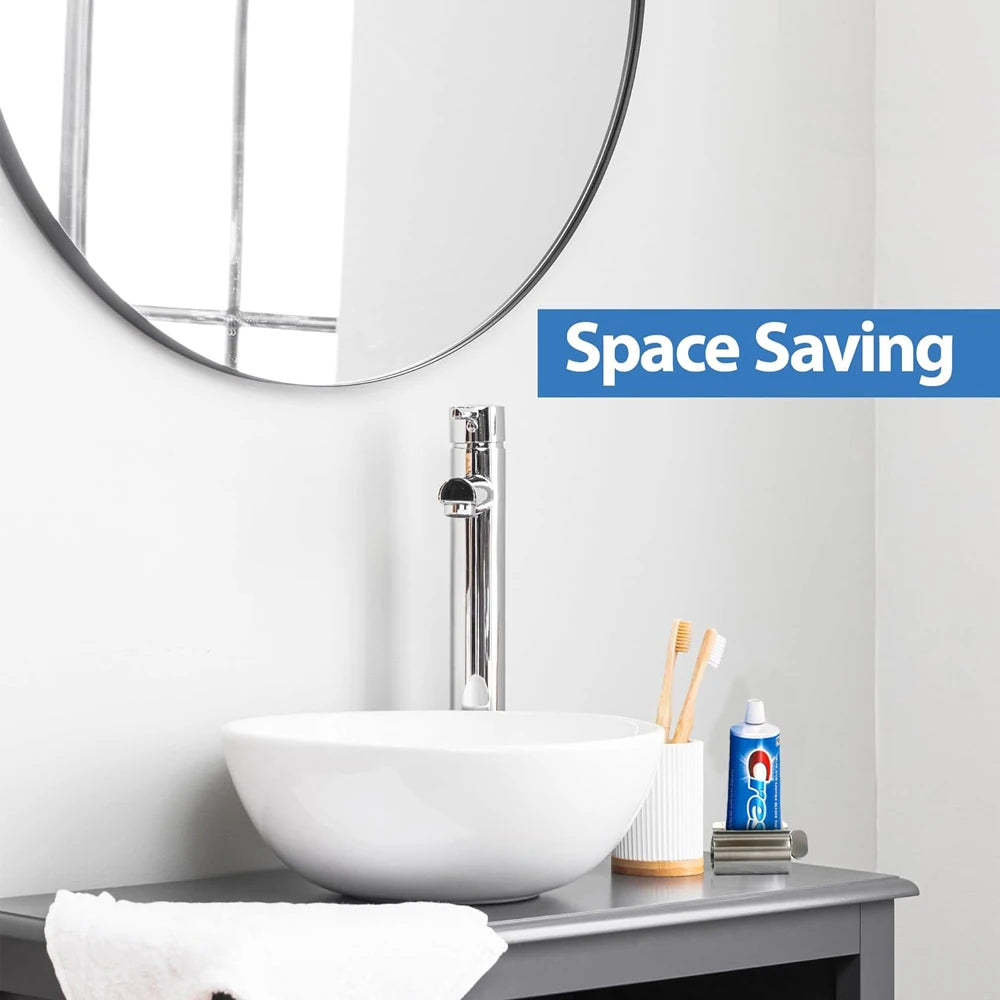 1/2PCS Toothpaste Squeezer Tube Roller Stainless Steel Wringer Roller Rotate Dispenser for Cosmetics Bathroom Accessories