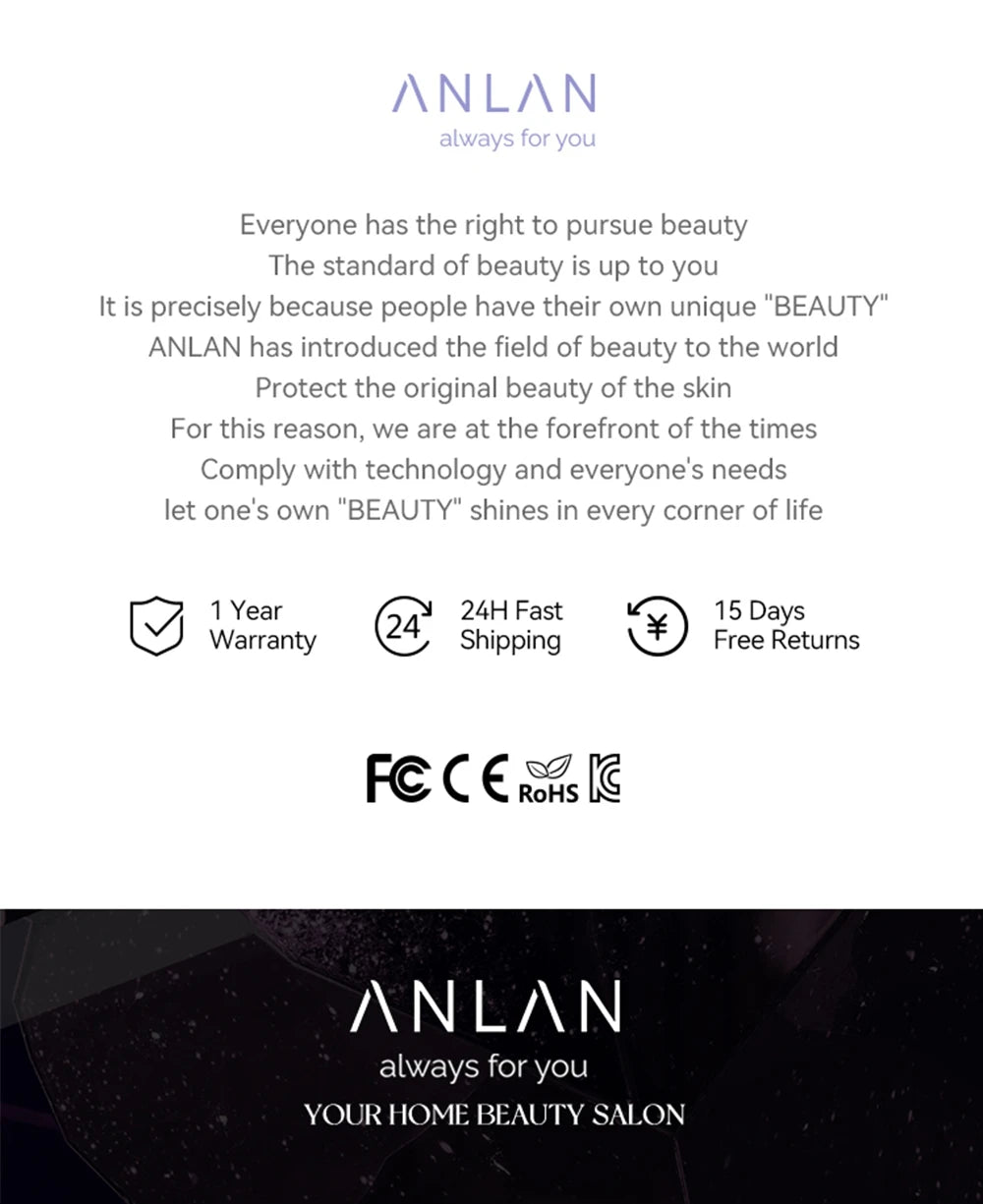 ANLAN Ultrasonic Skin Scrubber Deep Cleaning Peeling Shovel Limpiador Facial Skin Care Face Lifting Machine Ultrasonic Cleaner