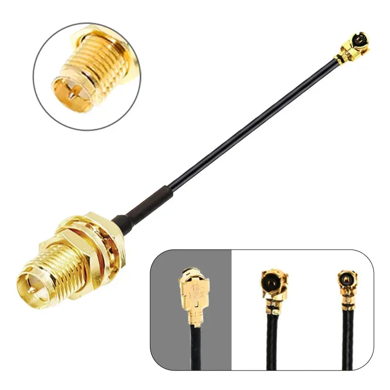 2/4/8Pcs RP SMA Pigtail Cable 1.13 Cable SMA Female Connector To UFL/U.FL Cable for WiFi Antenna Extension