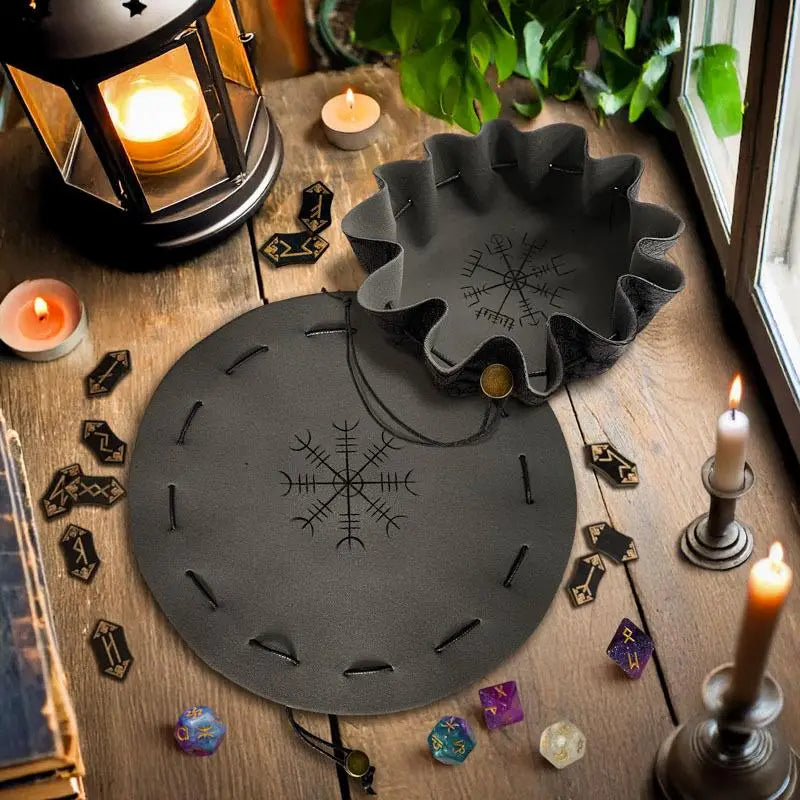 [THG] Drawstring Bag Dices Tray Dices Storage Case Drawstring Small Accessories Storage For Jewelry Coin Keys