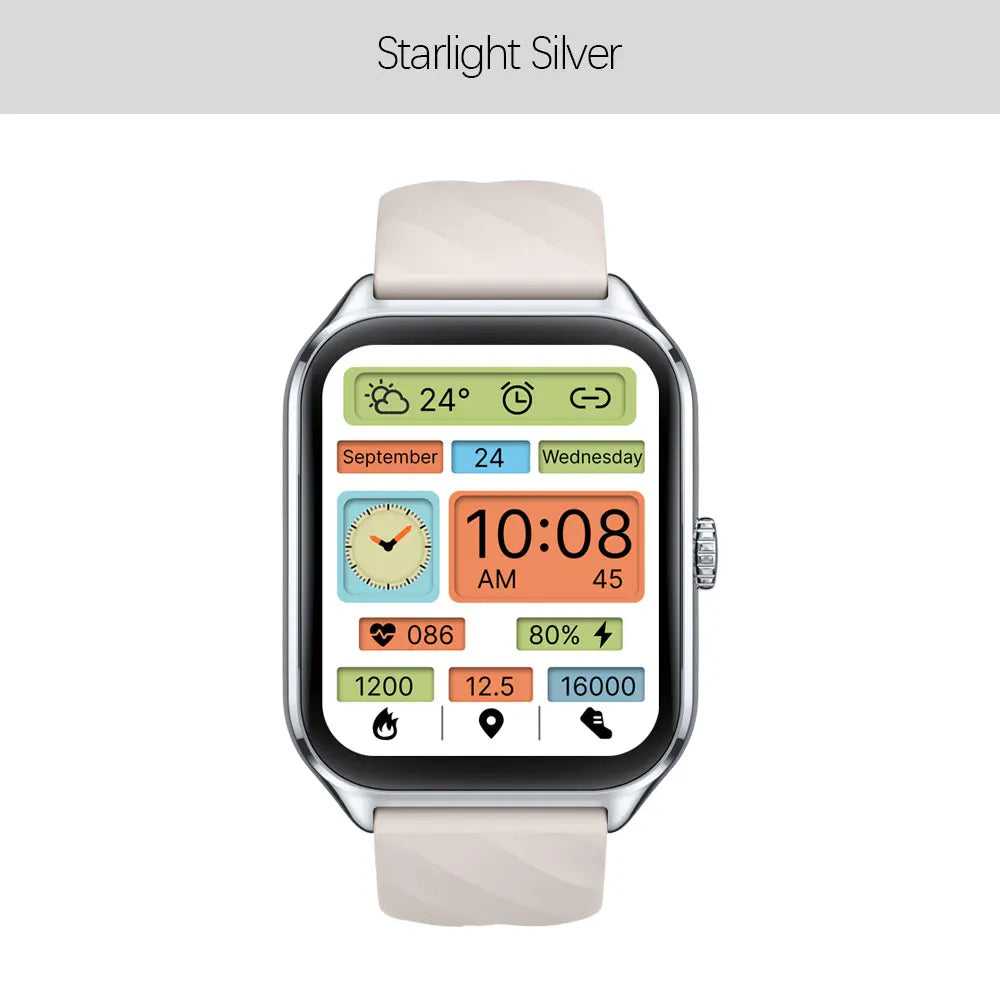 Zeblaze GTS 4 Smart Watch 1.94" HD AMOLED Display Voice Calling 100+ Sports Modes Heart Rate SpO2 Fitness Tracking Smartwatch