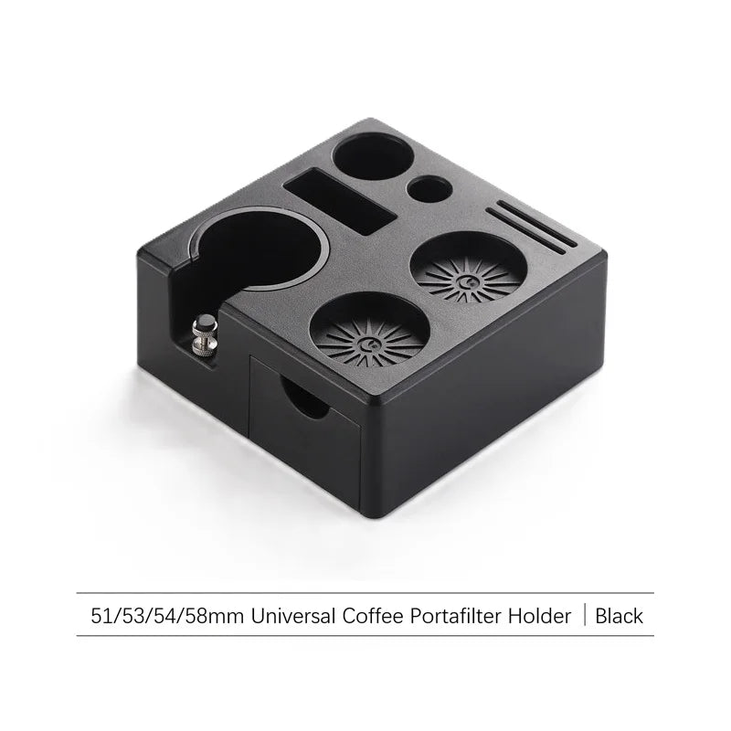 Coffee Tamping Station Distributor Storage Seat 51/53/54/58mm Universal Tamper Station Multi Functional Storage Rack Coffee Tool