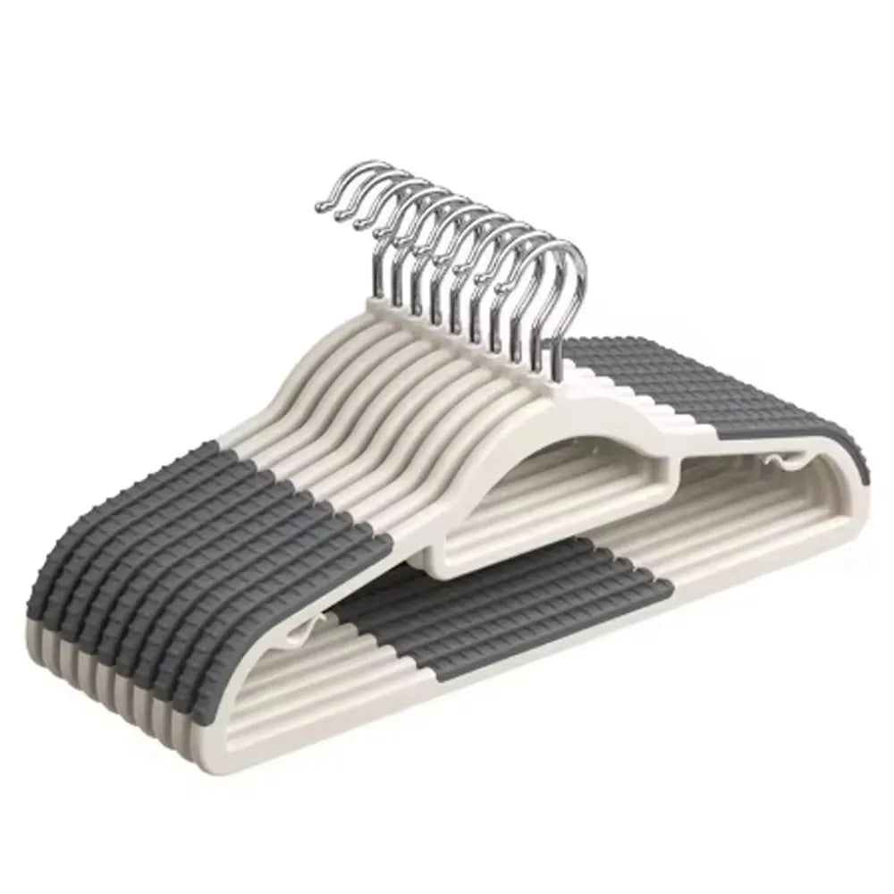 1-50pcs Household Clothing Storage Anti Slip, Scratch Resistant, Shoulder Corner Drying Rack Heavy Duty Standard Plastic Hangers