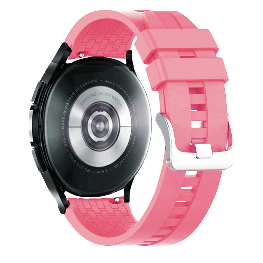 20mm 22mm watch band for Samsung Galaxy watch 6/5/pro/4/6 classic/Active 2 Silicone Sport bracelet huawei gt 4-3-pro-2-2e strap