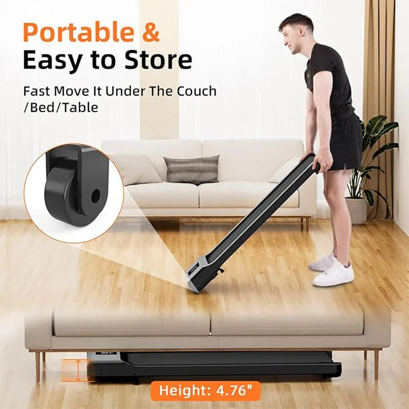 90CM Long Walking Area 200 lb Walking Pad ,Under Desk Treadmill with Remote Control ,2 in 1 Portable Walking Treadmill for Home