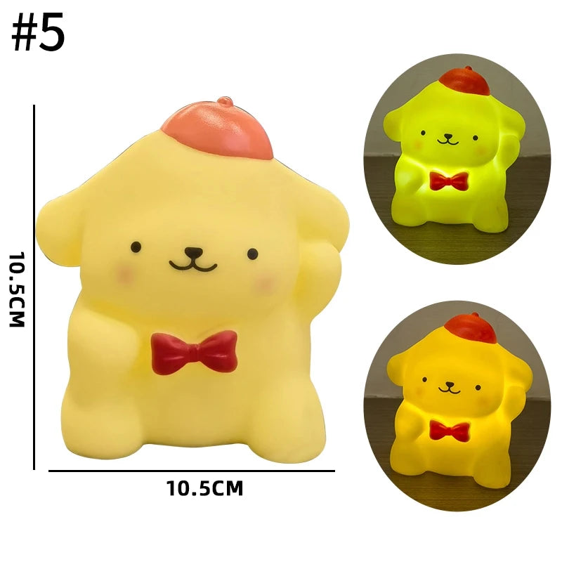 Hello Kitty Night Light Cartoon Kitty Lamp Bedside Sleeping Reading Light Home Desktop Home Decorations Party Favors Gift