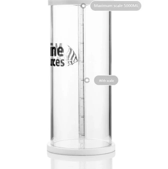 Marine Source Dosing Pump Scale Liquid Storage Bucket With Scale 0.8L 1.5L 2.5L 5L Liters High Quality Acrylic made Reef