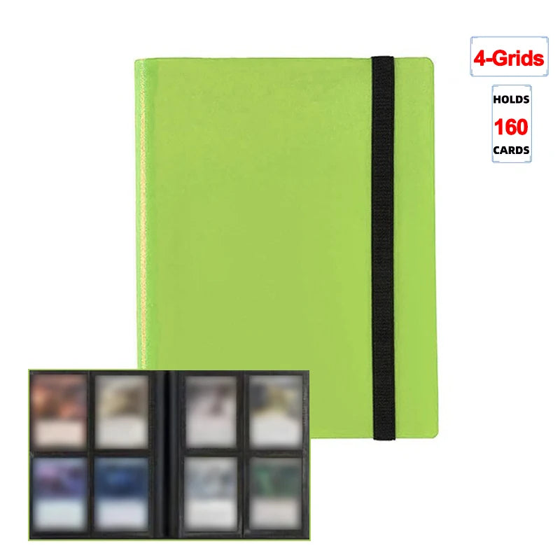 1Pc Card Binder 160/360/480 Trading Card Holder Book PP Cover Binder For Cards Durable Side Loading Card Book With Gaming Cards